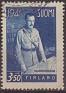 Finland - 1941 - Characters - 3,50 Markkaa - Blue - Finlandia, Quarterback - Scott 231 - Quarterback Mannerheim - 0